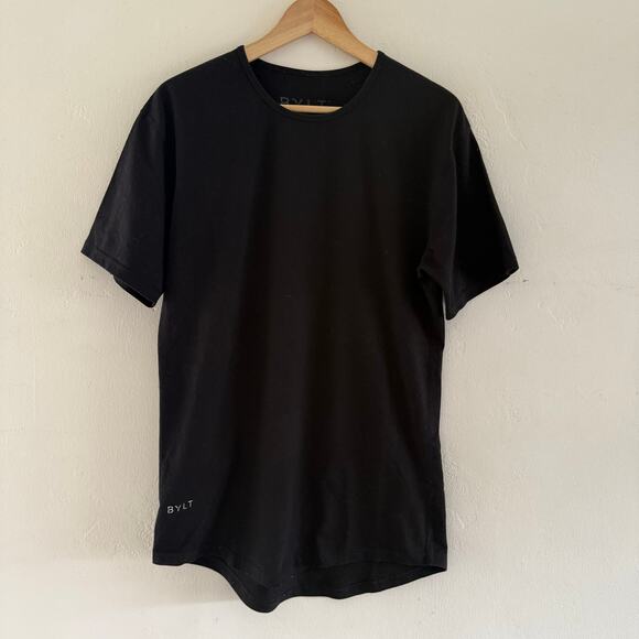 BYLT Basics T Shirts Lot of 2 Drop Cut Men's Size Medium Blue And Black - Picture 8 of 12